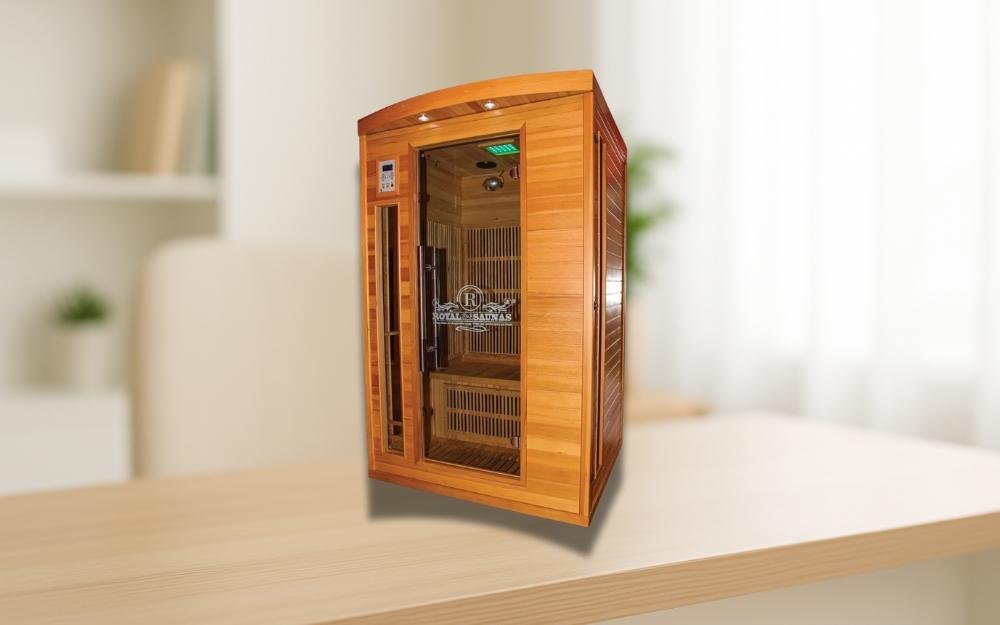 Cabine de madeira para sauna infravermelho com tecnologia de calor profundo