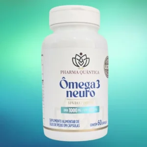 Frasco do suplemento Ômega 3 Neuro da Pharma Quântica